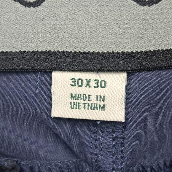 Orvis Mens Water Repellent Stretch Tech Pants Blue Size 30x30 Hiking Fishing - Picture 3 of 10